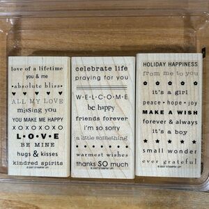 Stampin' Up! SO MANY SAYINGS Stamp Set